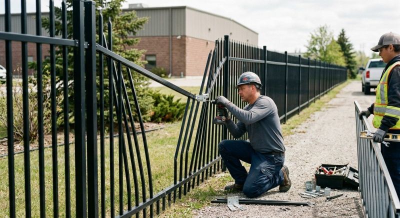 Metal Fence Installation